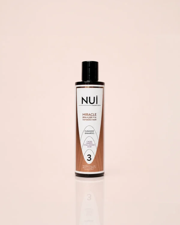 Shampoo reparador para mantenimiento de cabellos dañados miracle rebuilder
